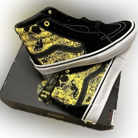 Vans x SpongeBob SquarePants  Skate Sk8-Hi Gigliotti Skate Shoes - Picture 1 of 4